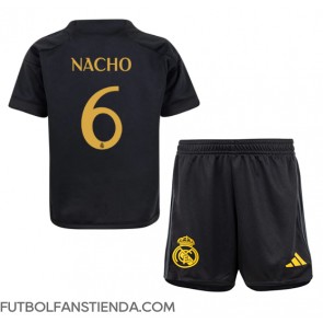 Real Madrid Nacho #6 Tercera Equipación Niños 2023-24 Manga Corta (+ Pantalones cortos)